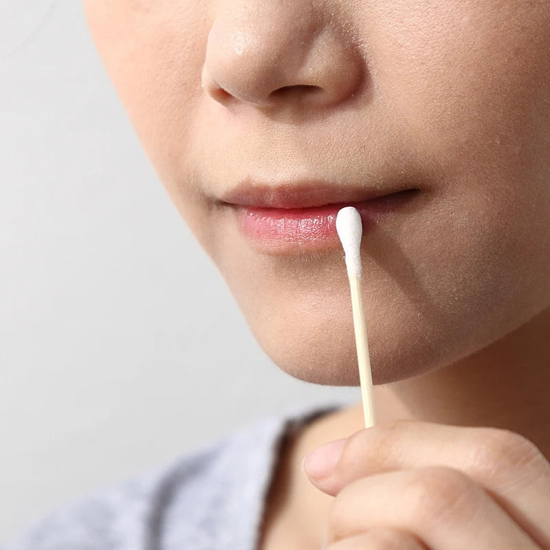 100pcs Disposable Double-Ended Cotton Swabs