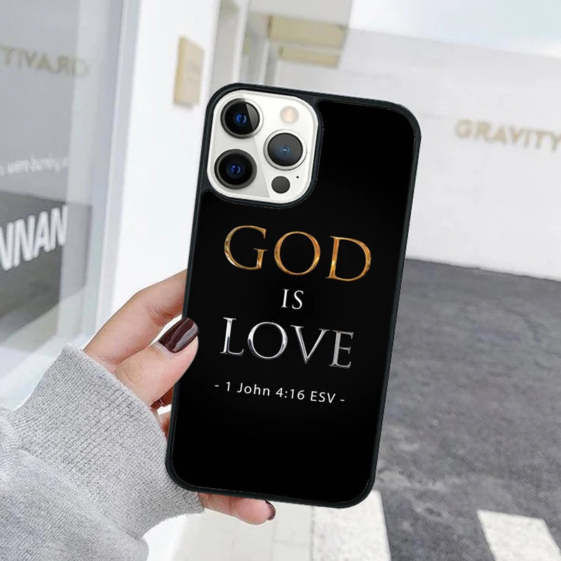 Faith Christian Religious Jesus Phone Case Cover For iPhone 17 Air 15 16 11 13 14 Pro Max 12 Plus Max