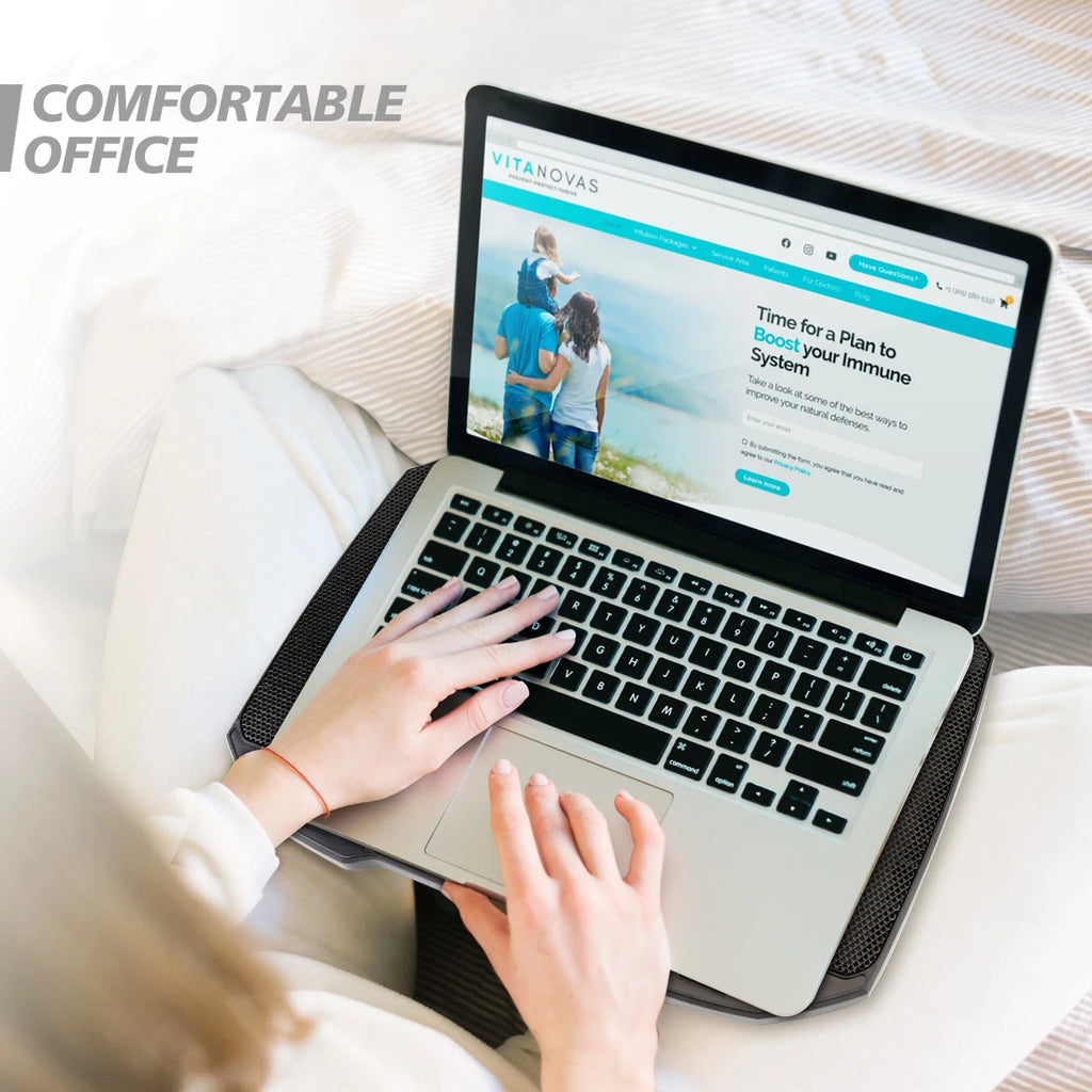 Laptop Cooling Pad with 5 Quiet Fans