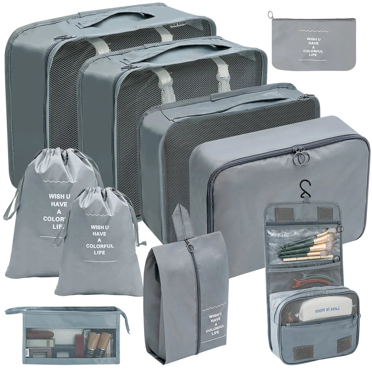 7/10 Pcs Travel Packing Cubes