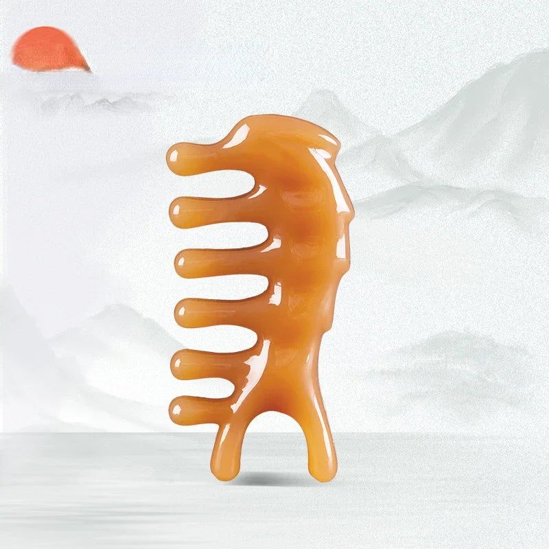 Face Lifting Guasha Resin Scraping Massage Tool