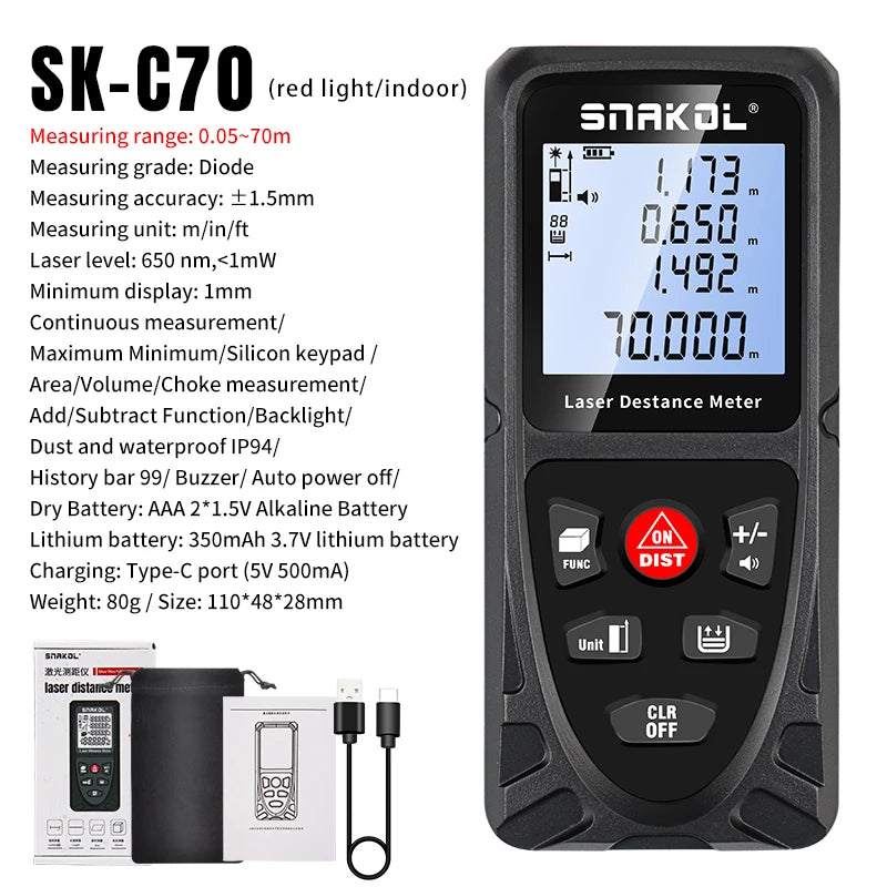 Snakol Laser Distance Meter