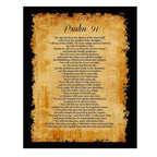 Christian Psalm Bible Verse Wall Art Print