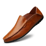 Summer Genuine Leather Shoes Men Comfortable Mesh Men Loafers Casual Shoes Men Flats Hot Sale Driving Shoes Moccasins Plus Size